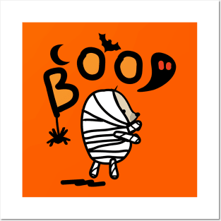 Mochie - Boo Happy Halloween Posters and Art